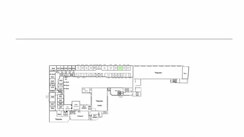Аренда офиса 24.2 кв.метров, 5 этаж-99. План объекта