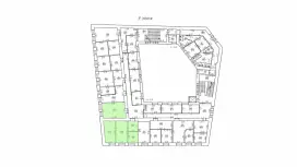 Офис 100 м2, кабинеты, хороший ремонт-99. План объекта