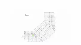 Аренда офиса 12 кв.метров, 3 этаж-99. План объекта