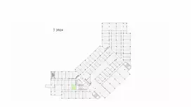 Аренда офиса 14.23 кв.метров, 3 этаж-99. План объекта