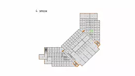Аренда офиса 8.21 кв.метров, 4 этаж-99. План объекта