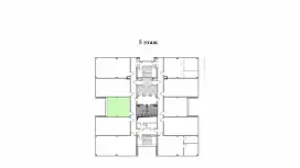 Аренда офиса 40 кв.метров, 5 этаж-99. План объекта