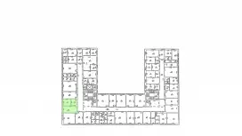 Аренда офиса 50.8 кв.метров, 3 этаж-99. План объекта