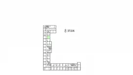 Аренда офиса 35 кв.метров, 8 этаж-99. План объекта