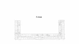 Аренда офиса 10 кв.метров, 3 этаж-99. План объекта