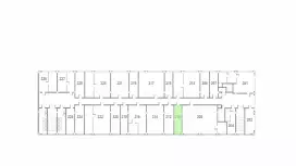 Аренда офиса 21.5 кв.метров, 2 этаж-99. План объекта