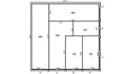 Продажа здания 576 кв.метров,  этаж-99. План объекта