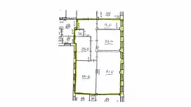 Офис 230 м. Кондиционеры,готовый ремонт-99. План объекта