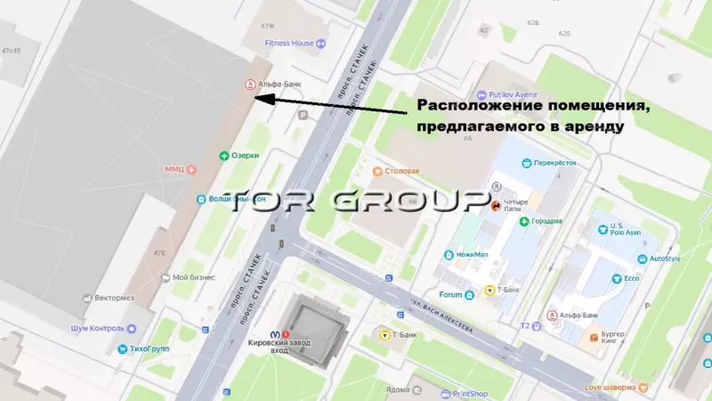 Аренда офиса 471.4 кв.метров, 2 этаж-99999. генплан