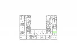 Аренда офиса 23.1 кв.метров, 3 этаж-99. План объекта