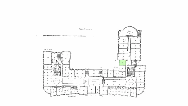 Офис 33.5 м.-99. План объекта