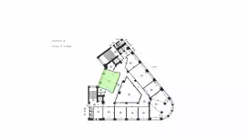 Аренда офиса 56.4 кв.метров, 5 этаж-99. План объекта
