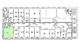 Аренда офиса 32.7 кв.метров, 3 этаж-99. План объекта
