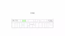 Аренда офиса 24.8 кв.метров, 2 этаж-99. План объекта