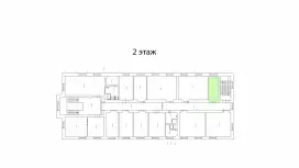 Аренда офиса 18 кв.метров, 2 этаж-99. План объекта