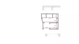 Аренда склада 135 кв.метров, 1 этаж-99. План объекта