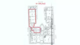 Аренда офиса 153.3 кв.метров, 1 этаж-99. План объекта