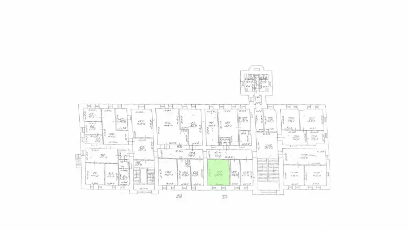 Аренда офиса 27.4 кв.метров, 2 этаж-99. План объекта