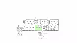 Аренда офиса 128.3 кв.метров, 2 этаж-99. План объекта