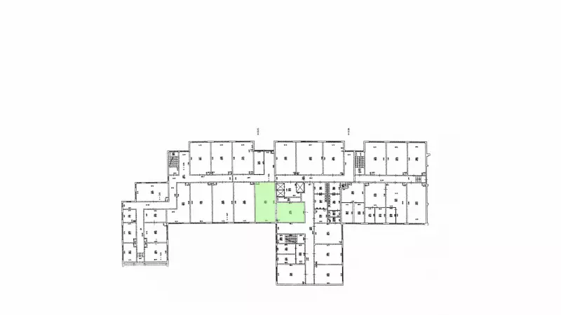 Аренда офиса 128.3 кв.метров, 2 этаж-99. План объекта