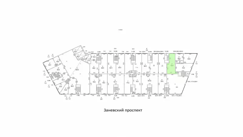 Аренда универсального помещения 85 кв.м, 1 этаж-99. План объекта