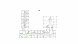 Аренда офиса 16.93 кв.метров, 3 этаж-99. План объекта