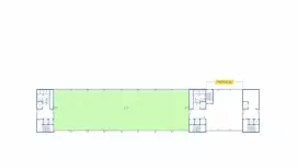 Аренда офиса 1050 кв.метров, 3 этаж-99. План объекта