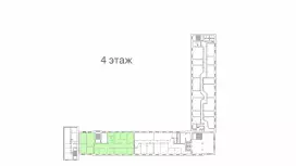 Аренда офиса 349.2 кв.метров, 4 этаж-99. План объекта
