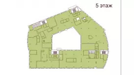 Аренда офиса 3012 кв.метров, 5 этаж-99. План объекта