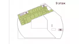 Аренда офиса 3853 кв.метров, 5 этаж-99. План объекта