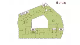 Аренда офиса 3853 кв.метров, 5 этаж-99. План объекта