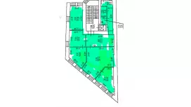 Аренда офиса 133 кв.метров, 5 этаж-99. План объекта