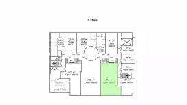 Аренда офиса 220 кв.метров, 6 этаж-99. План объекта