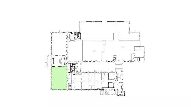 Аренда офиса 453 кв.метров, 1 этаж-99. План объекта