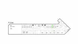 Аренда офиса 30.7 кв.метров, 5 этаж-99. План объекта