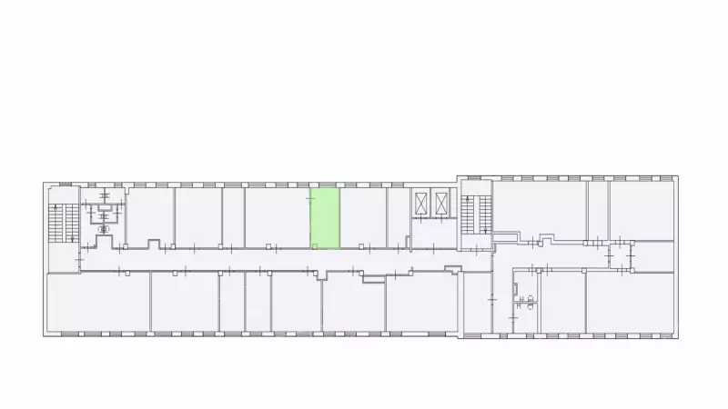 Аренда склада 14.7 кв.метров, 3 этаж-99. План объекта