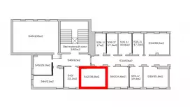 Аренда офиса 36.8 кв.метров, 35 этаж-99. План объекта