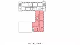 Аренда склада 516.2 кв.метров, 2 этаж-99. План объекта