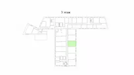 Аренда офиса 48.8 кв.метров, 3 этаж-99. План объекта