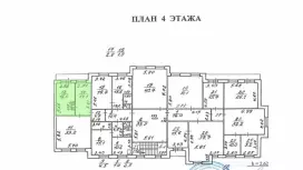 Аренда офиса 30.1 кв.метров, 4 этаж-99. План объекта