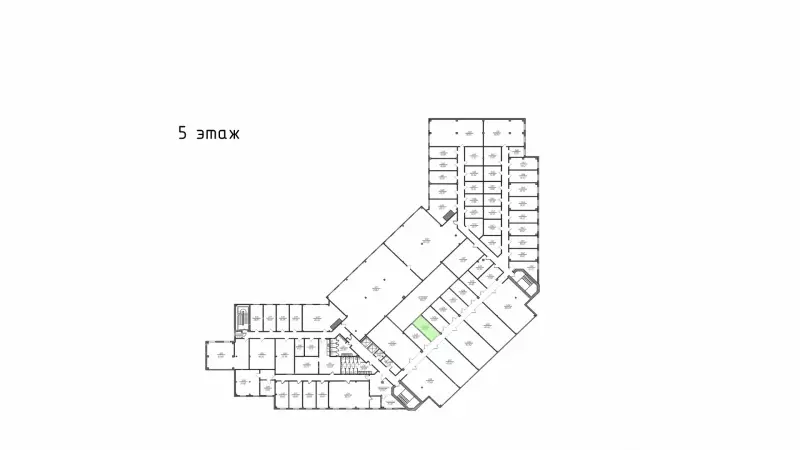 Аренда офиса 16.7 кв.метров, 5 этаж-99. План объекта