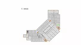 Аренда офиса 19.58 кв.метров, 4 этаж-99. План объекта