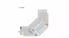 Аренда офиса 11.6 кв.метров, 3 этаж-99. План объекта