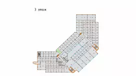 Аренда офиса 20.3 кв.метров, 3 этаж-99. План объекта