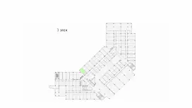 Аренда офиса 20.3 кв.метров, 3 этаж-99. План объекта