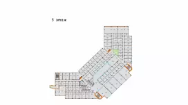 Аренда офиса 17 кв.метров, 3 этаж-99. План объекта