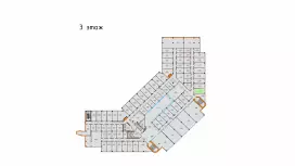 Аренда офиса 19.7 кв.метров, 3 этаж-99. План объекта