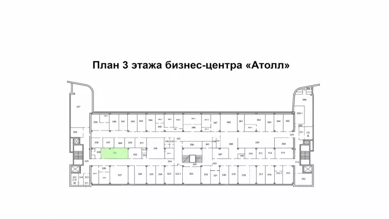 Аренда склада 32 кв.метров, 3 этаж-99. План объекта