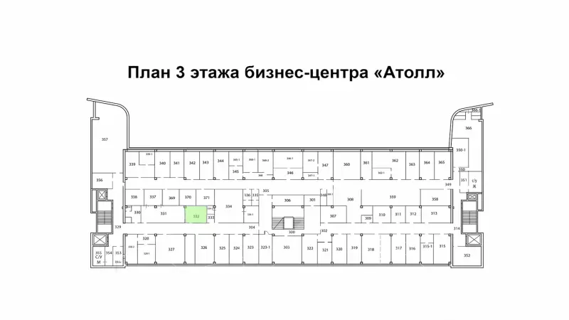 Аренда склада 14.4 кв.метров, 3 этаж-99. План объекта