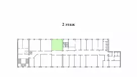 Аренда офиса 30.6 кв.метров, 2 этаж-99. План объекта